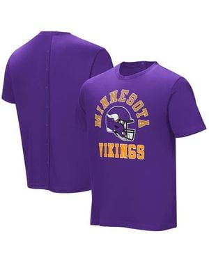 Nfl Minnesota Vikings Field Goal Assisted T-Shirt - Purple