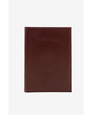 Tusk Siam Passport Cover - Brown