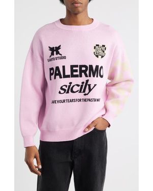 Saint Studio Palermo Crewneck Sweater - Pink