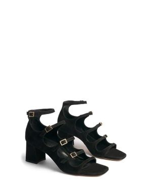 Marion Parke Francine Ankle Strap Sandal - Black