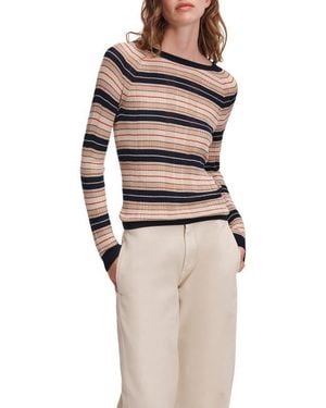 Rag & Bone Teresa Striped Silk Blend Sweater - Multicolor