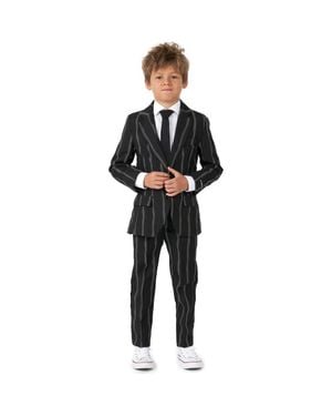 Opposuits Kids' Suitmeister Oversize Pinstripe Two-Piece Suit With Tie - Black