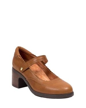 Jambu Vanessa Casual Heel Mary Jane - Brown