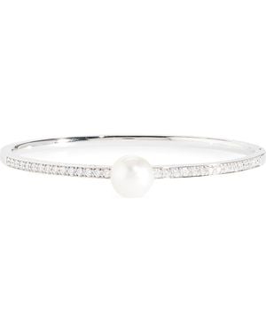 Mikimoto Diamond & Pearl Bracelet - Metallic