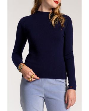 Frances Valentine Marie Sweater Long Sleeve - Blue
