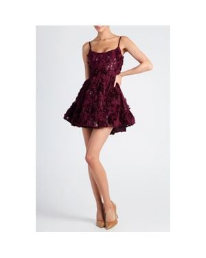 HELSI Jordan Floral Sequin Minidress - Red