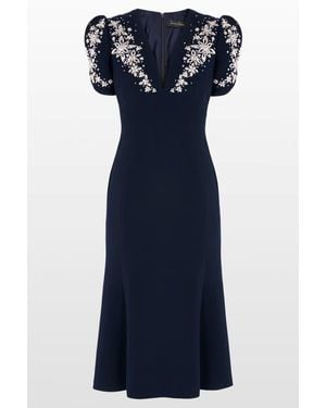 Jenny Packham Rosina Cocktail Dress - Blue