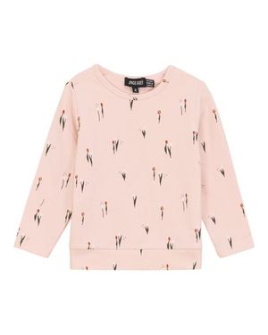 Space Grey Scooter And Tulipe Printed Sweater - Pink