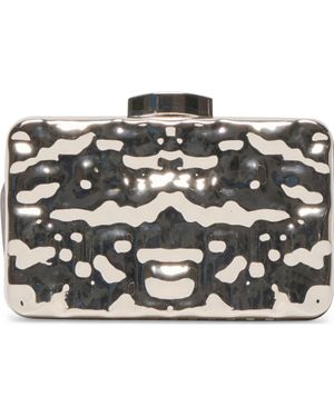 Dolce Vita Metal Frame Clutch - Metallic