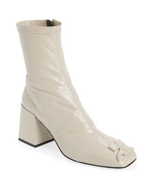 Courreges Re-Edition Vinyl Ankle Boot - White