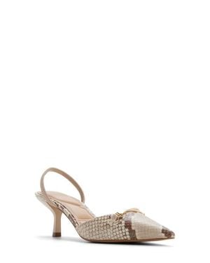 ALDO Lianya Slingback Pointed Toe Pump - White