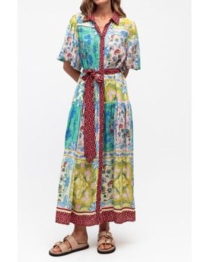 Label Of Love Garden Mosaic Maxi Dress - White