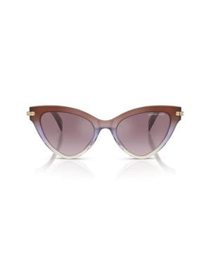 Michael Kors Roanoke 52Mm Gradient Cat Eye Sunglasses - Purple