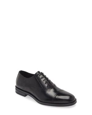Stuart Weitzman Club Classic Cap Toe Oxford - Black