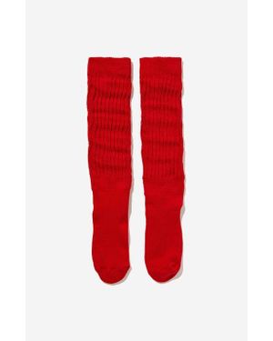 Rubi Shoes 90 S Scrunch Sock - Red