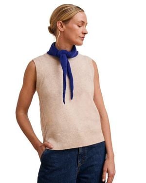 Celtic & Co. Cable Detail Tank - Blue