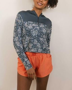 Nani Swimwear Quarter Zip Sunshade - Blue