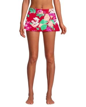 Lands' End Mini Swim Skirt - Red
