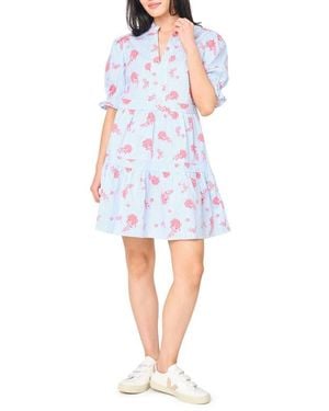 Gibsonlook Puff Sleeve Dress - White