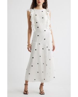 chelsea28 ruffle sleeve midi dress Chelsea28 Accessories