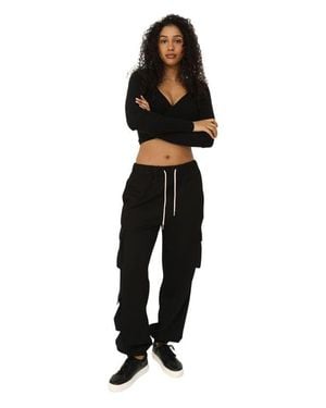 Belle & Bloom Perfect Match Cargo Trackpants - Black