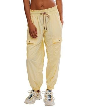 Free People Fp Movement Rogue Paperbag Cargo Pants - Yellow