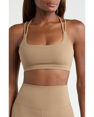 Mpg Cloud Strappy Sports Bra - Natural