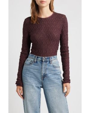 Rag & Bone Ellie Lace Top - Blue