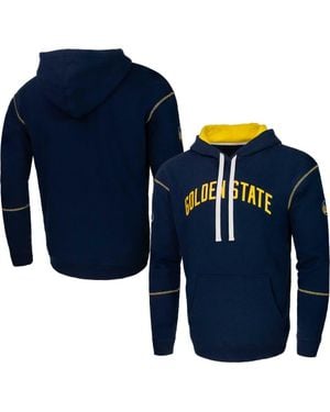 Stadium Essentials Golden State Warriors Monument Pullover Hoodie - Blue
