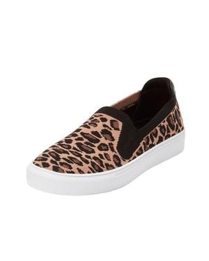 Comfortview The Alena Slip On Sneaker - Brown