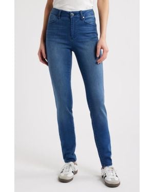 1822 Denim Butter High Waist Skinny Jeans - Blue