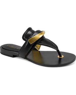 DKNY Velvet Flip Flop - Black