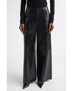 Stand Studio Lauri Leather Pants - Black