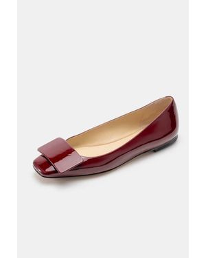 Bells & Becks Emma Ballerina Flat With Tab - Multicolor