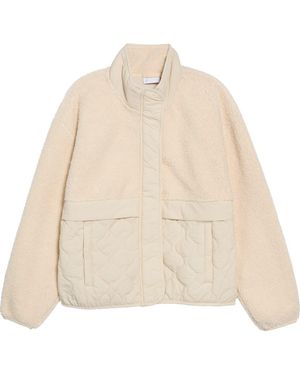 Zella Scenic Mixed Media Jacket - Natural