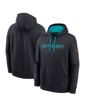 Nike Pitch Miami Dolphins 2025 Rivalries Collection Club Hoodie - Blue