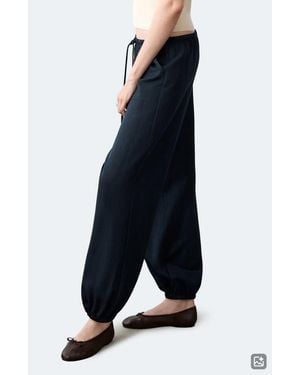 MANGO TEEN Drawstring Balloon Pants - Blue