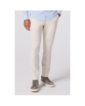 Mizzen+Main Helmsman Flat Front Chinos - White