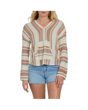 Billabong Baja Beach Stripe Cotton Blend Hoodie - Multicolor