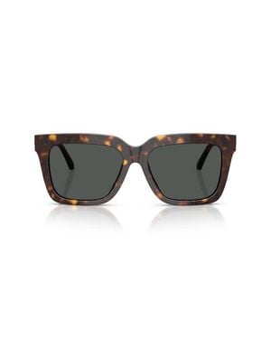 Versace 55Mm Square Sunglasses - Black