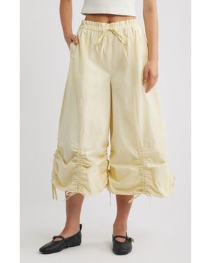 Damson Madder Orena Organic Cotton Culottes - Natural