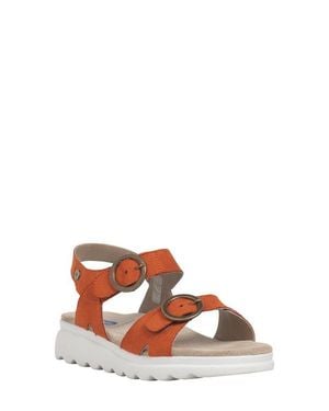 Wolky Voyage Ankle Strap Sandal - Brown