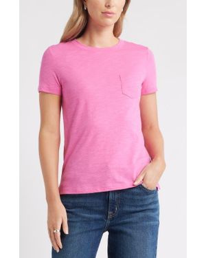 Caslon Cotton & Modal T-Shirt - Pink