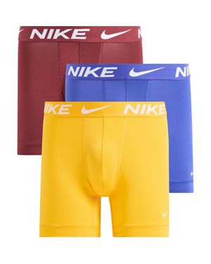 Nike 3-Pack Dri-Fit Essential Micro Boxer Briefs - Blue