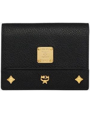 MCM Large Pina Wallet - Black