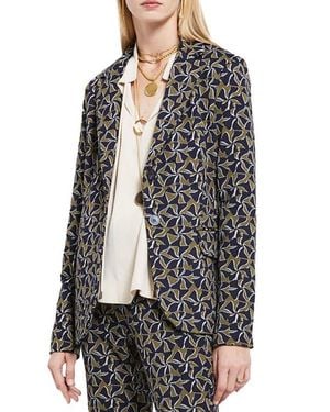 Ottod'Ame Printed Fit Jacket - Black