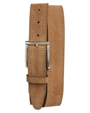 Allen Edmonds Bourbon Street Suede Belt - Natural