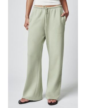 Florence By Mills Seam Detail Wide Leg Lounge Pants - Green