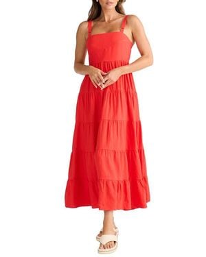 Brave+True Gelato Tiered Fit & Flare Maxi Dress