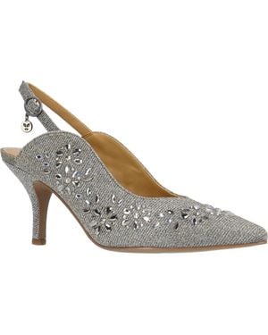 J. Reneé Solara Pointed Toe Slingback Pump - Gray